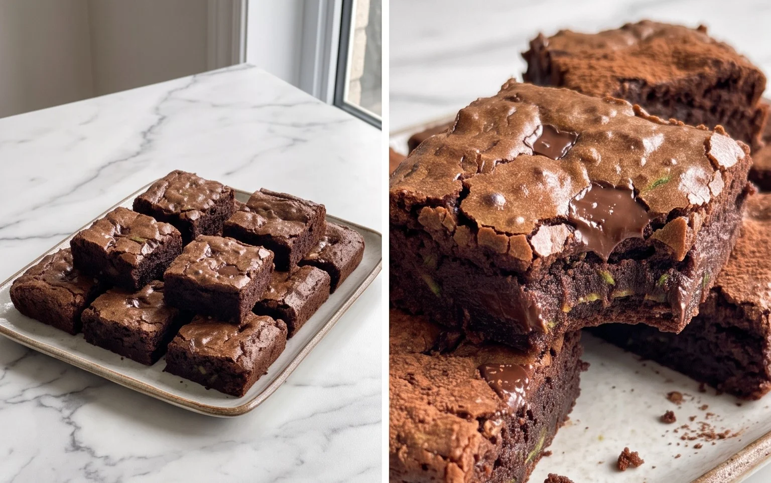Brownies à la Courgette : Recette Facile & Moelleuse