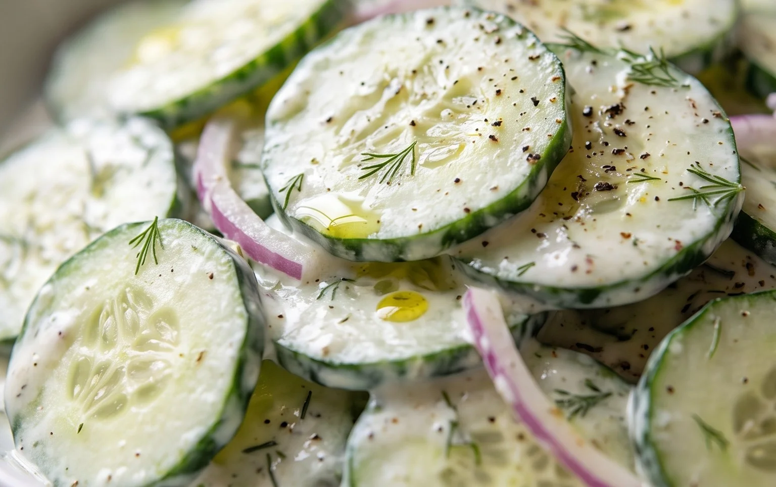 Creamy Cucumber Salad