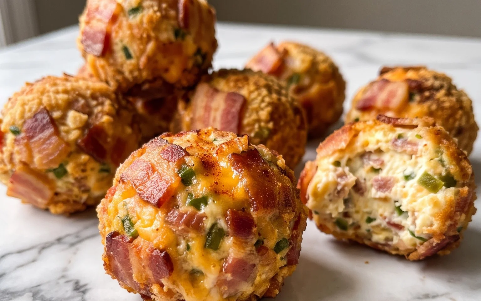 Boules de fromage Jalapeño Beef Bacon Boeuf irrésistibles