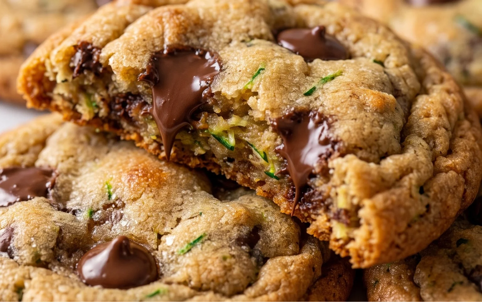 Zucchini Chocolate Chip Cookies
