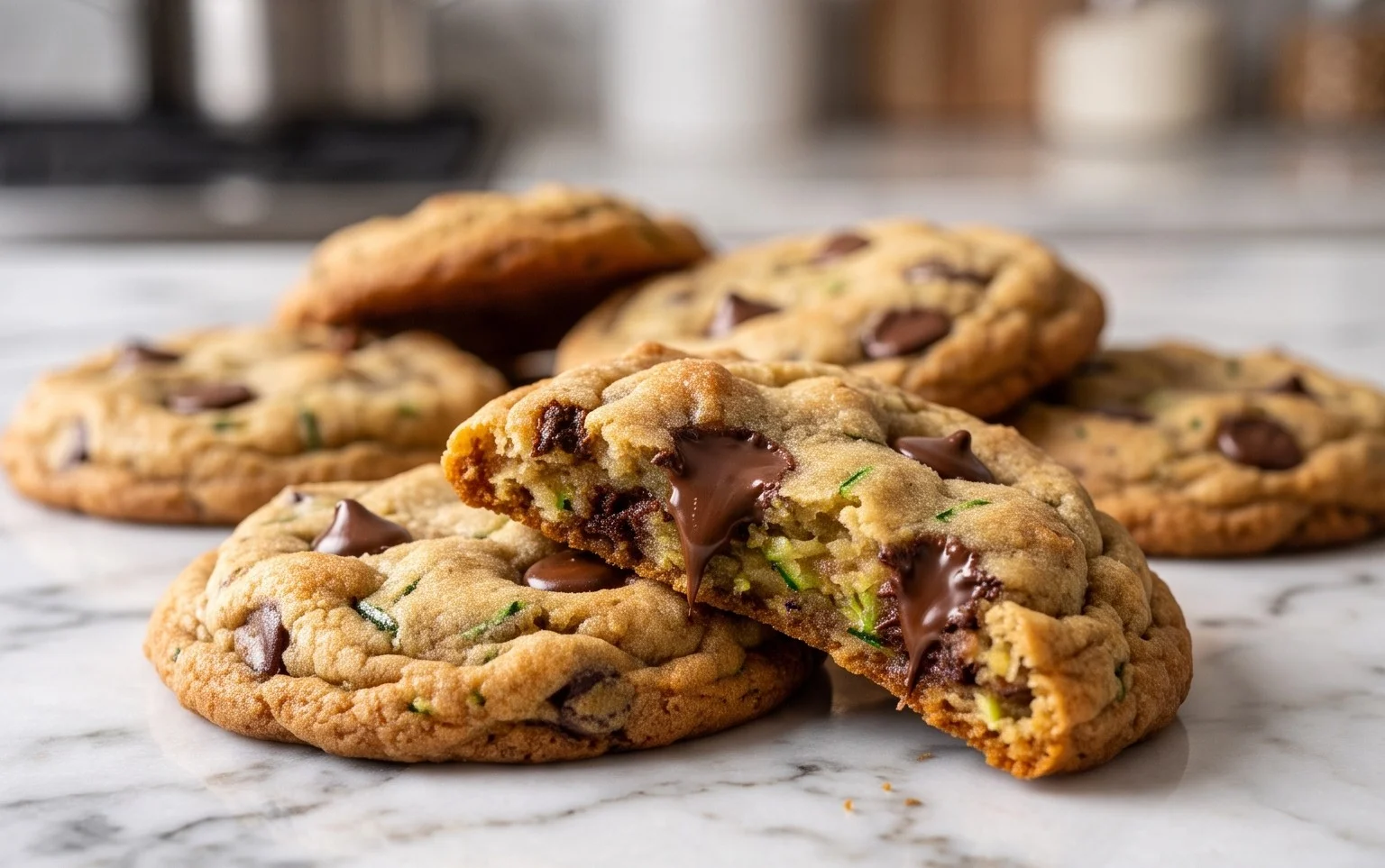 Zucchini Chocolate Chip Cookies