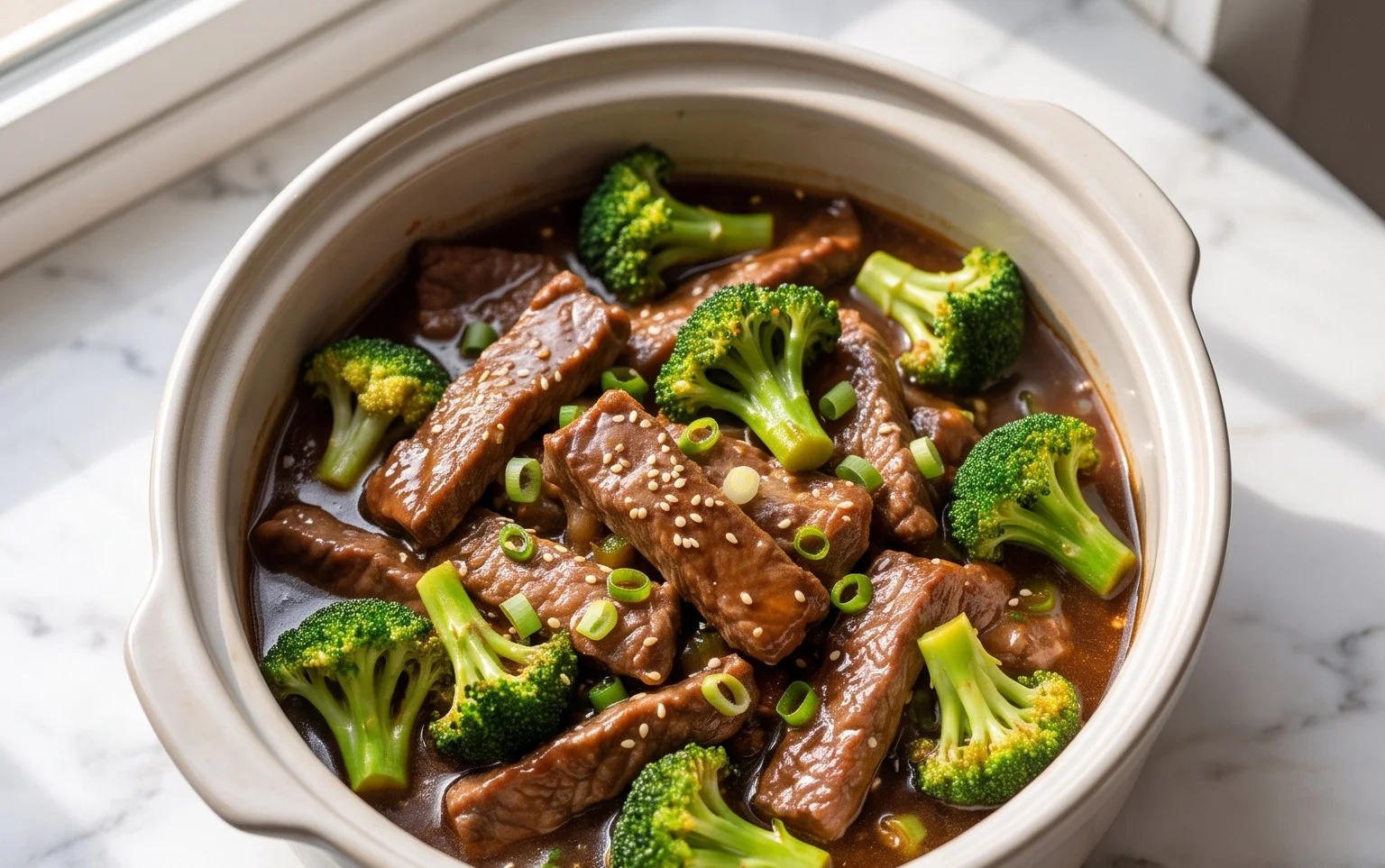 Bœuf & Brocoli Mijoteuse Facile | Recette Rapide