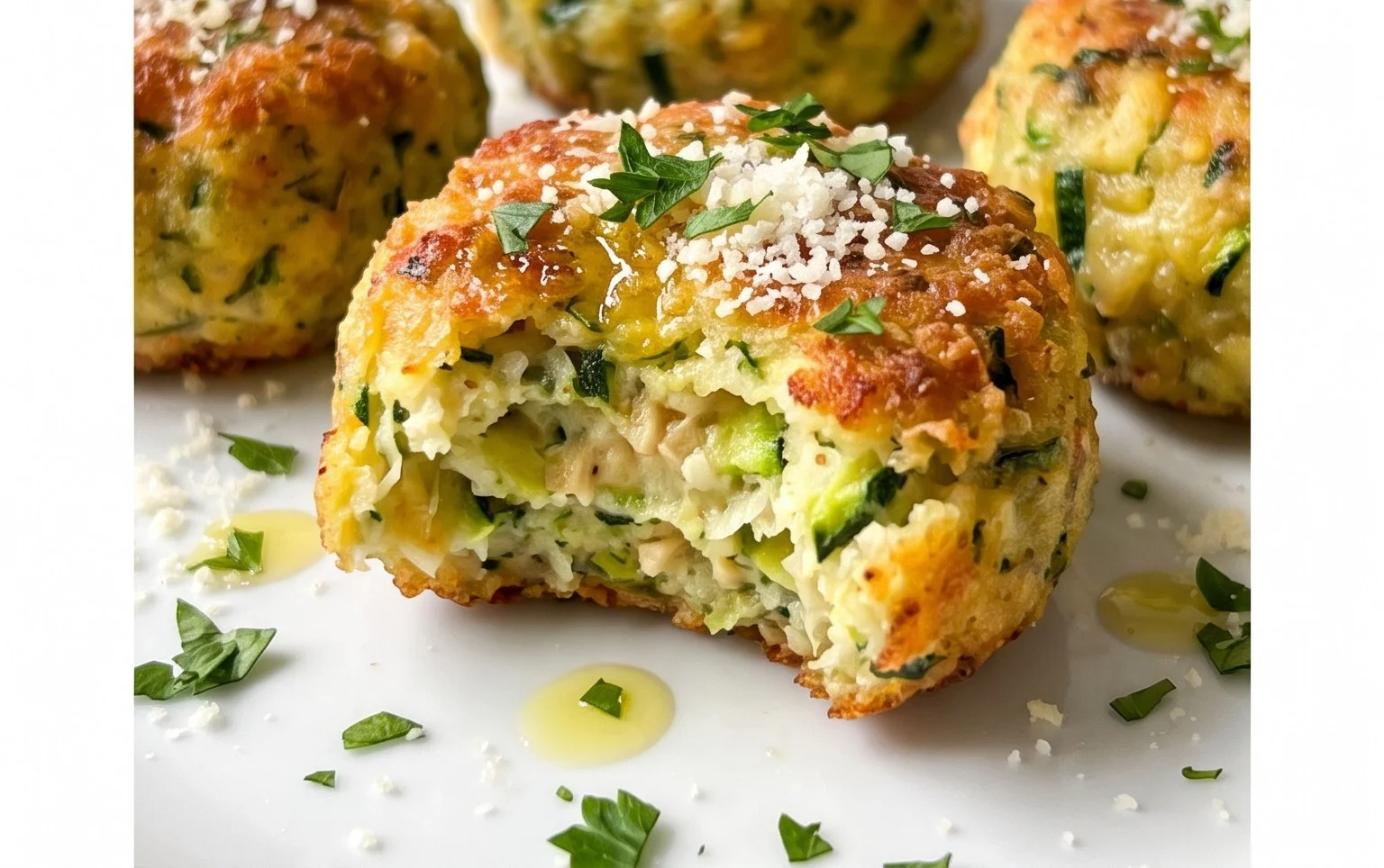 Zucchini Garlic Bites