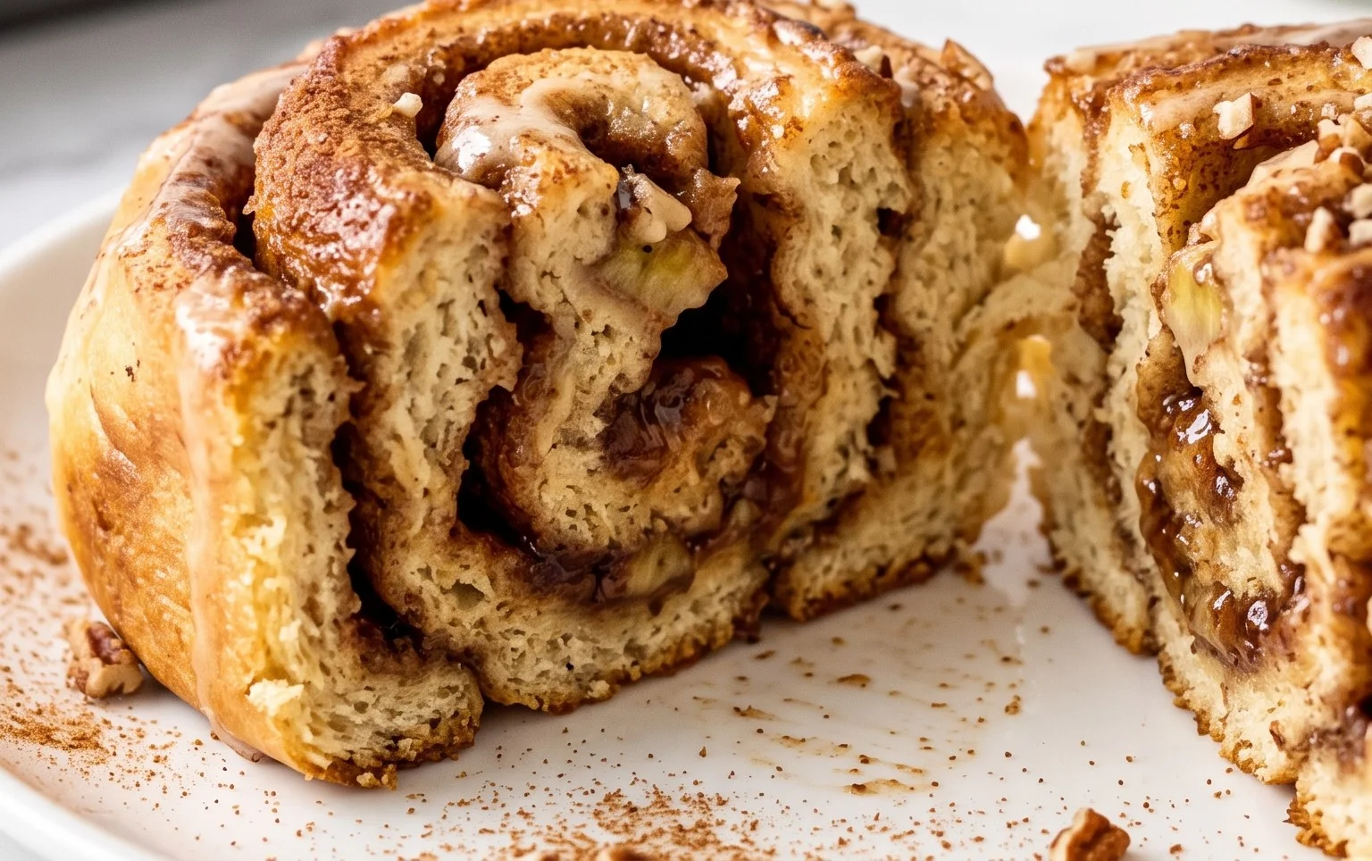 Banana Bread Cinnamon Rolls