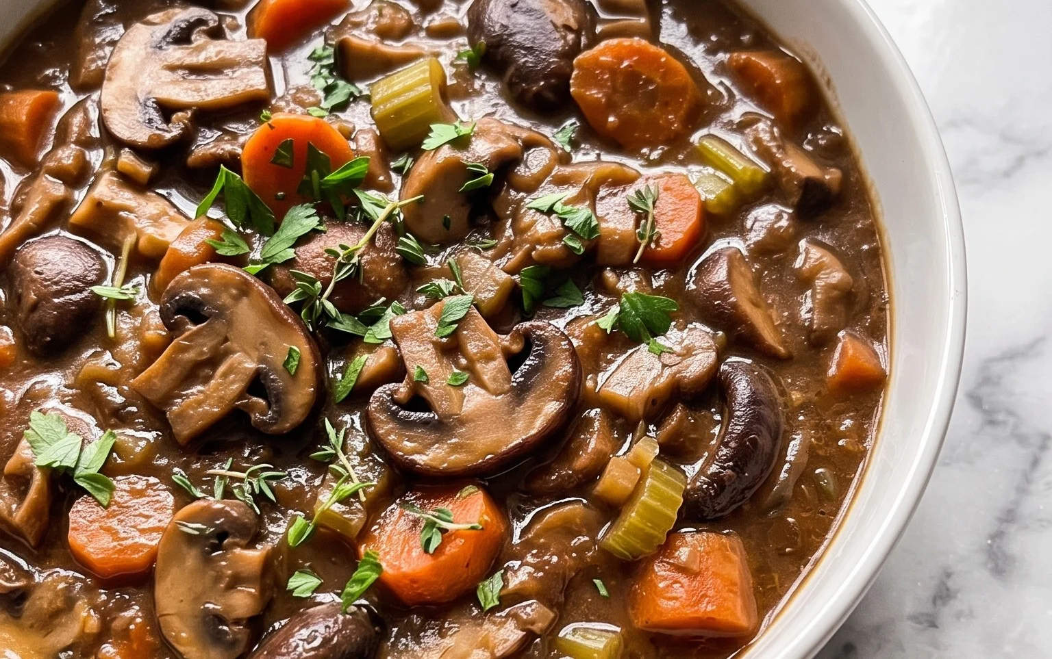 Ragoût Champignons Vegan : Réconfort Terreux & Végétal