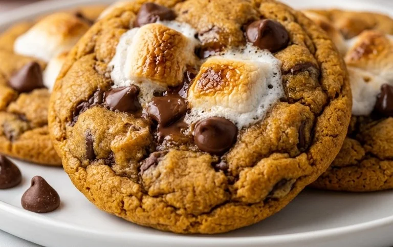 Pumpkin S'mores Cookies