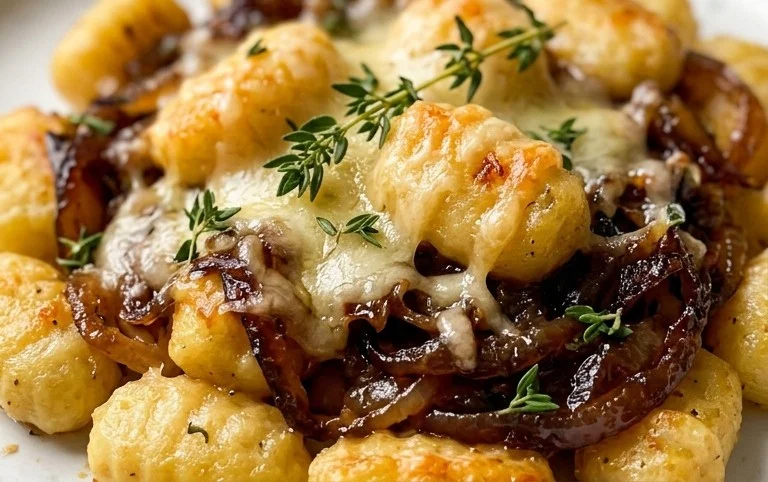 Baked French Onion Gnocchi