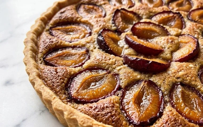 Tarte aux Prunes Frangipane : Délice Français Classique