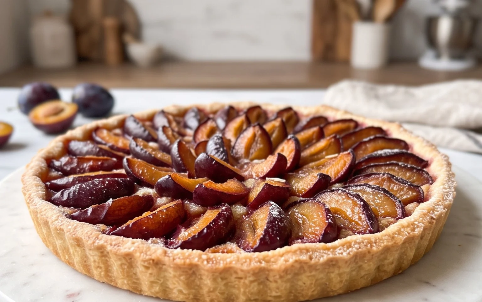 Tarte Quetsches Alsace: La Meilleure Recette Facile