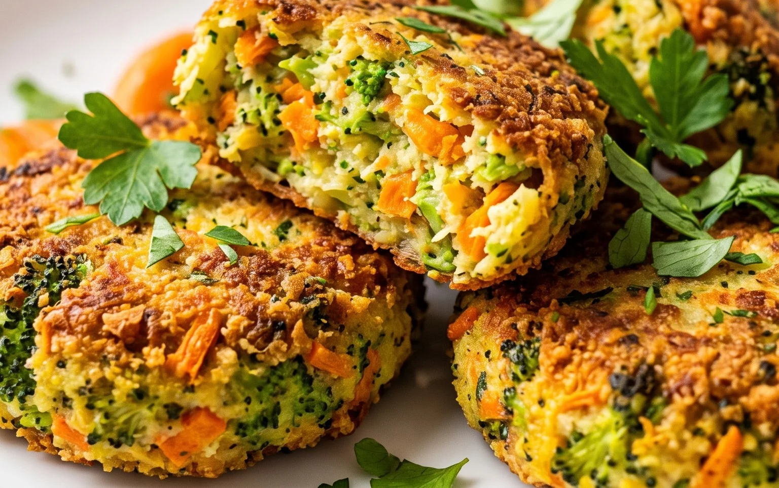 Croquettes de brocolis et carottes